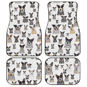 Australian Cattle Dog Car Floor Mats Custom Dog Car Accessories