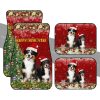 Australian Shepherds Christmas Car Floor Mats Custom Car Accessories For Dog Lovers