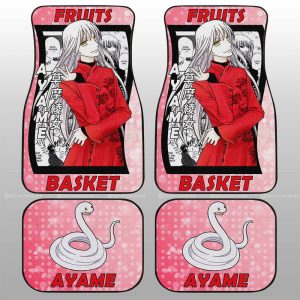 Ayame Sohma Car Floor Mats Custom Fruits Basket Anime Car Accessories