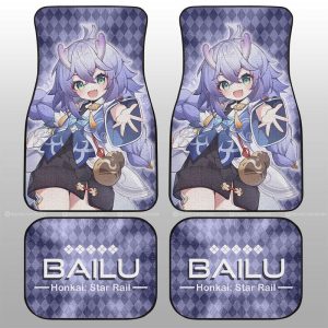 Bailu Car Floor Mats Custom Honkai Star Rail Car Accessories