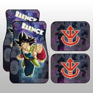 Bardock Car Floor Mats Custom Car Accessories Manga Galaxy Style