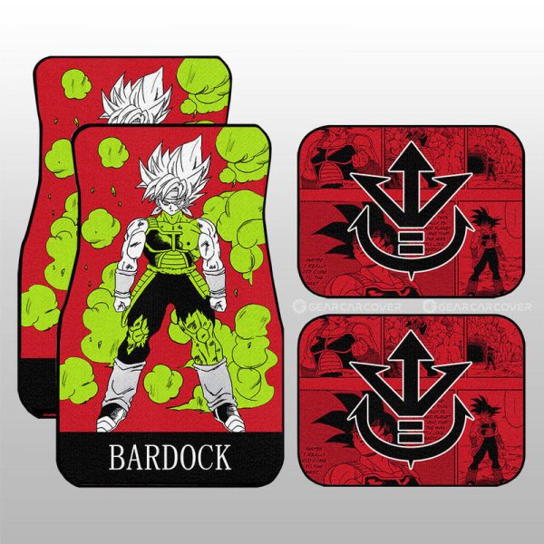 Bardock Car Floor Mats Custom Dragon Ball Anime Manga Color Style