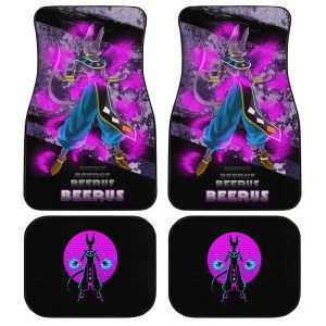 Beerus Car Floor Mats Custom Anime Dragon Ball Car Accessories