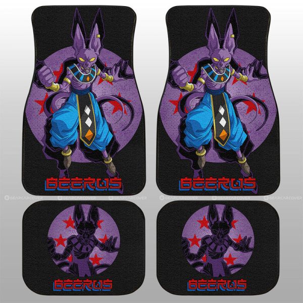 Beerus Car Floor Mats Custom Car Accessories