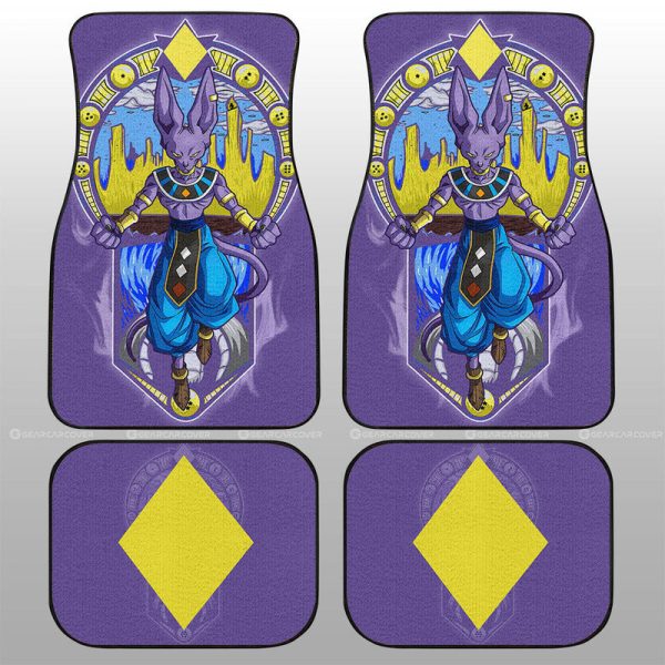 Beerus Car Floor Mats Custom Car Interior Accessories