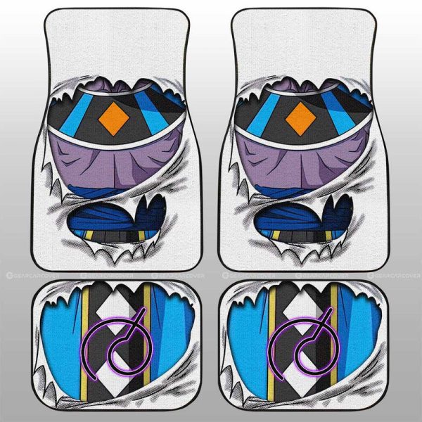 Beerus Uniform Car Floor Mats Custom Dragon Ball Anime