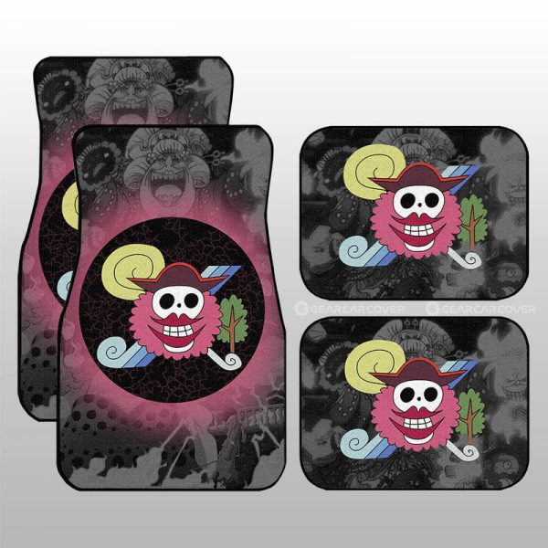 Big Mom Pirates Flag Car Floor Mats Custom Car Accessories