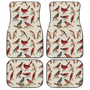 Birds Car Floor Mats Custom Bird Lover Car Accessories