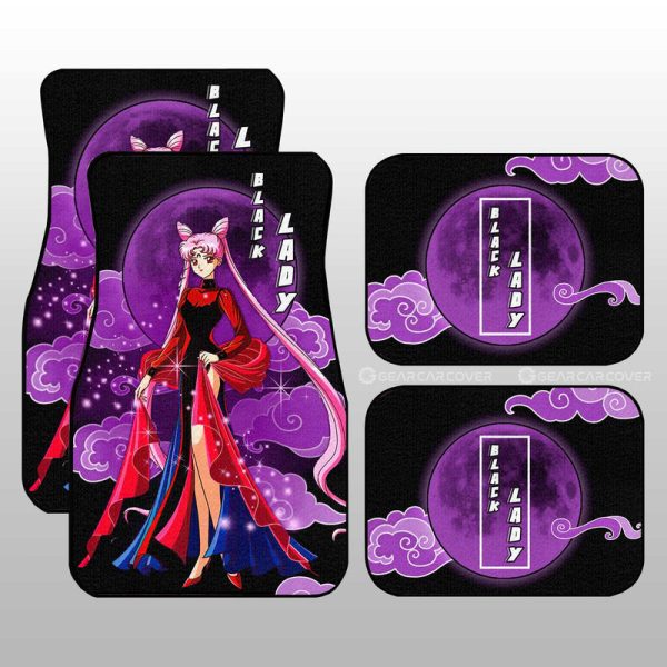 Black Lady Car Floor Mats Custom Car Interior Accessories