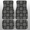 Black Paisley Pattern Car Floor Mats Custom Car Accessories