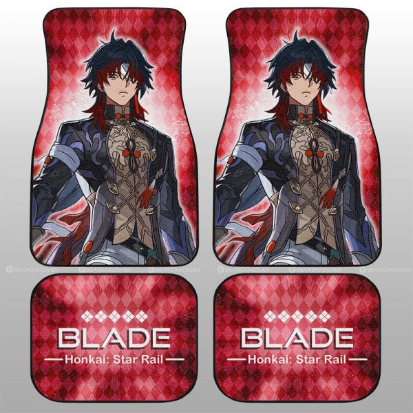 Blade Car Floor Mats Custom Honkai Star Rail Car Accessories