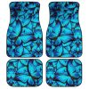 Blue Butterfly Car Floor Mats Custom Cool Car Accessories