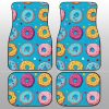 Blue Donuts Car Floor Mats Custom Girly Pattern Car Accessories