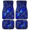 Blue Dragonfly Car Floor Mats Custom Beautiful Car Accessories Gift Idea