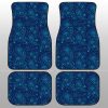 Blue Paisley Pattern Car Floor Mats Custom Car Accessories