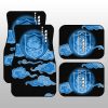 Blue Rose Car Floor Mats Custom Anime Black Clover Car Interior Accessories