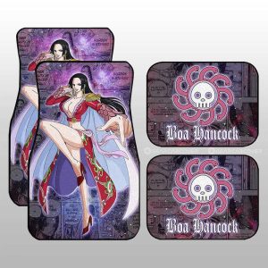 Boa Hancock Car Floor Mats Custom Car Accessories Manga Galaxy Style