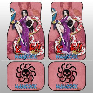 Boa Hancock Car Floor Mats Custom One Piece Anime Car Accessories