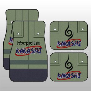 Boruto Kakashi Uniform Car Floor Mats Custom Anime Car Interior Accessories