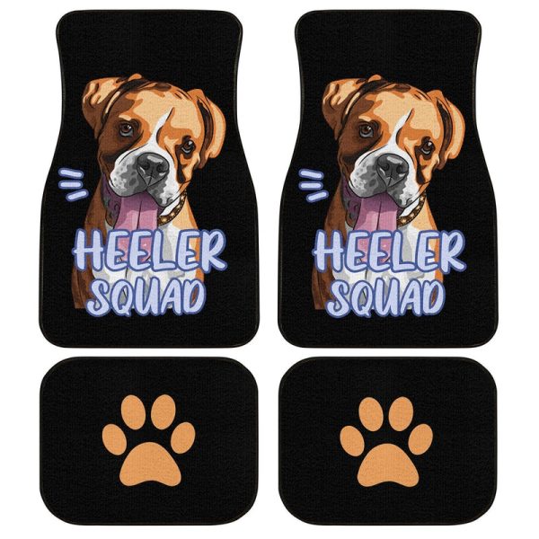 Boxer Car Floor Mats Custom Car Accessories Gift Idea For Boxer Lovers