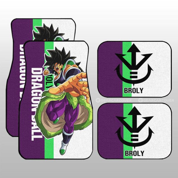 Broly Car Floor Mats Custom Car Accessories For Fans