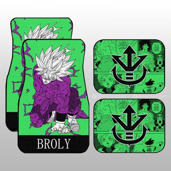 Broly Car Floor Mats Custom For Car