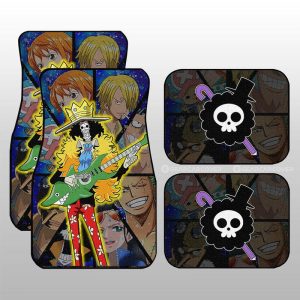 Brook Car Floor Mats Custom One Piece Anime Car Interior Accessories