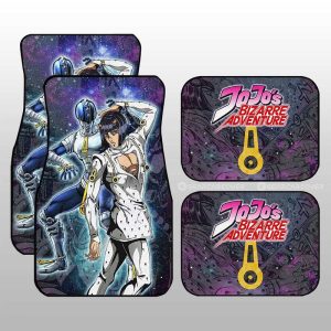 Bruno Bucciarati Car Floor Mats Custom Galaxy Manga JJBA Anime