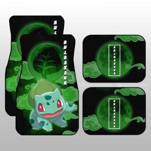 Bulbasaur Car Floor Mats Custom Anime Car Accessories For Anime Fans