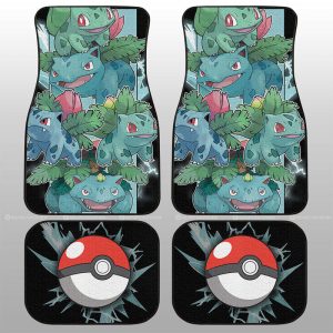 Bulbasaur Car Floor Mats Custom Car Accessories For Fans