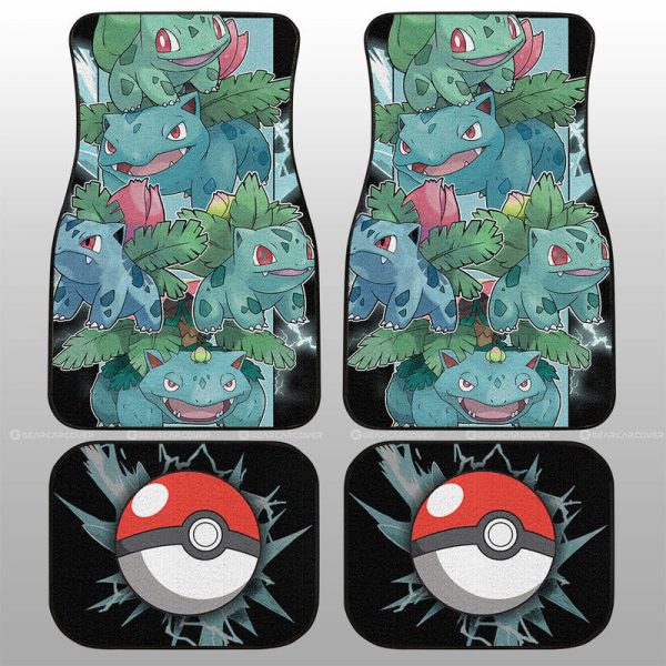 Bulbasaur Car Floor Mats Custom Car Accessories For Fans