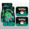 Bulbasaur Car Floor Mats Custom Tie Dye Style Car Accessories