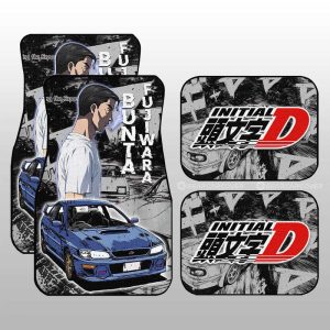 Bunta Fujiwara Car Floor Mats Custom Car Accessories