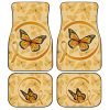 Butterfly Car Floor Mats Custom Apprendix Cancer Car Accessories Meaningful Gift Idea