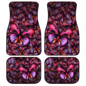 Butterfly Car Floor Mats Custom Colorful Car Accessories