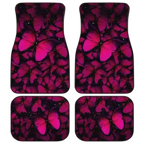 Butterfly Car Floor Mats Custom Colorful Cute Car Accessories