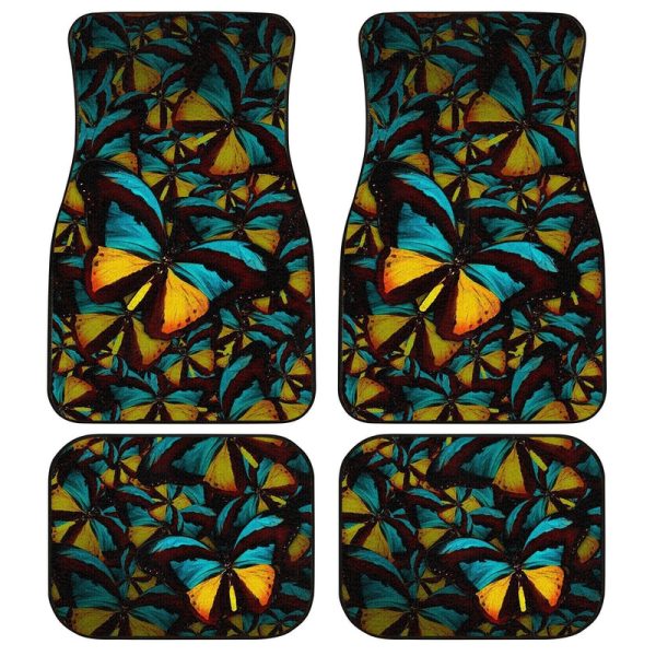 Butterfly Car Floor Mats Custom Morpho Butterfly Car Accessories