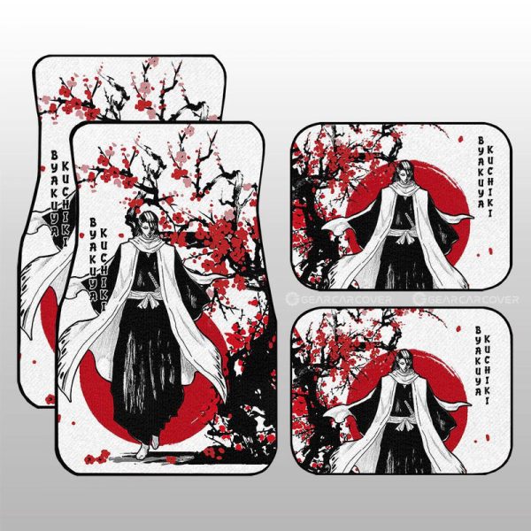 Byakuya Kuchiki Car Floor Mats Custom Japan Style Bleach Car Interior Accessories