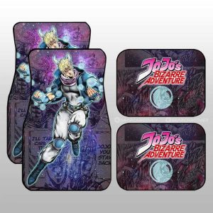 Caesar Anthonio Zeppeli Car Floor Mats Custom Galaxy Manga JJBA