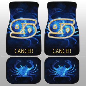 Cancer Car Floor Mats Custom Zodiac Car Accessories