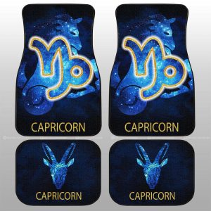 Capricorn Car Floor Mats Custom Zodiac Car Accessories