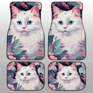 Cat Floral Car Floor Mats Custom Car Accessories