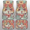 Cat Floral Car Floor Mats Custom Car Accessories