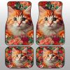 Cat Floral Car Floor Mats Custom Car Accessories