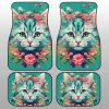 Cat Floral Car Floor Mats Custom Car Accessories