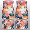 Cat Floral Car Floor Mats Custom Car Accessories