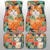 Cat Floral Car Floor Mats Custom Car Accessories