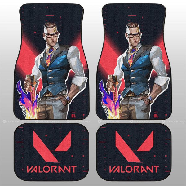 Chamber Car Floor Mats Custom Valorant Agent