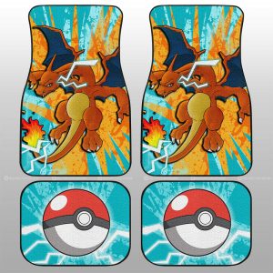 Charizard Car Floor Mats Custom Car Interior Accessories