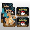 Charizard Car Floor Mats Custom Tie Dye Style Anime Car Accessories